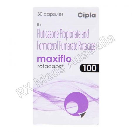 Maxiflo Rotacaps 100 Mcg (Fluticasone/Formoterol)