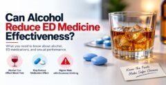 Can Alcohol Reduce ED Medicine Effectiveness