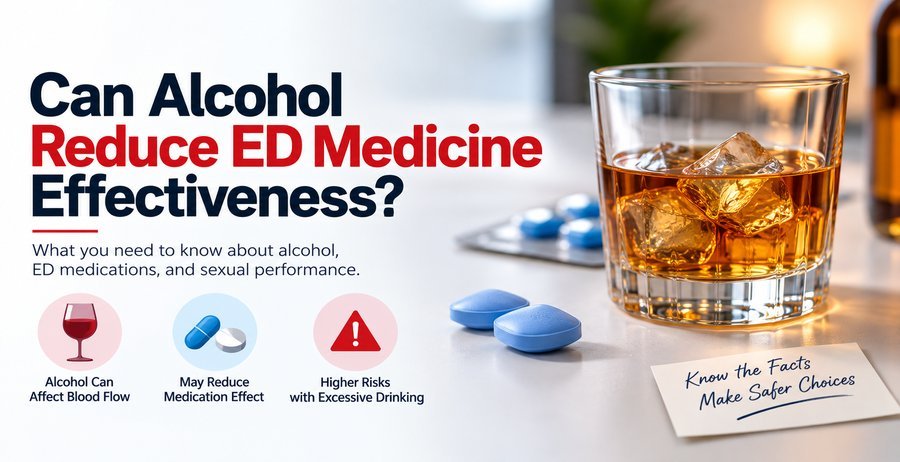 Can Alcohol Reduce ED Medicine Effectiveness