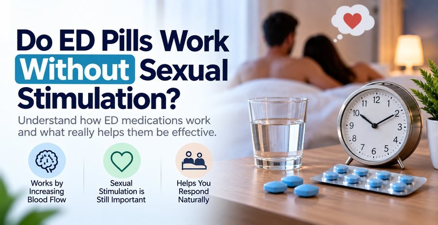 Do ED Pills Work Without Sexual Stimulation