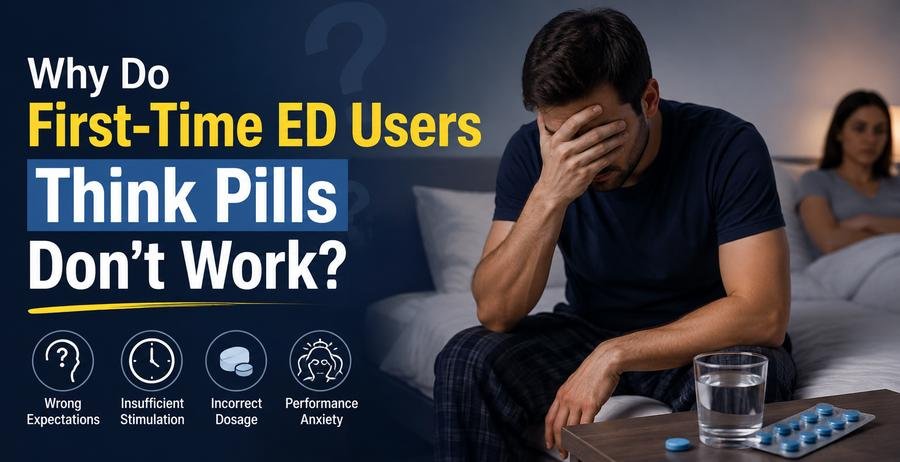 Why Do First-Time ED Users Think Pills Don't Work